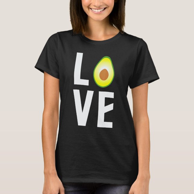 Camiseta Abacate Dia Nacional do Abacate Comida Vegana (Frente)