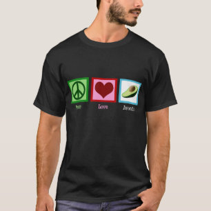 Camiseta Abacate do amor da paz