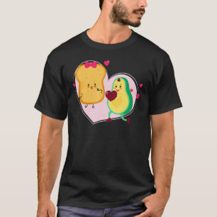 Camiseta Abacate e Torrada Abacate Fofo Comida Vegana