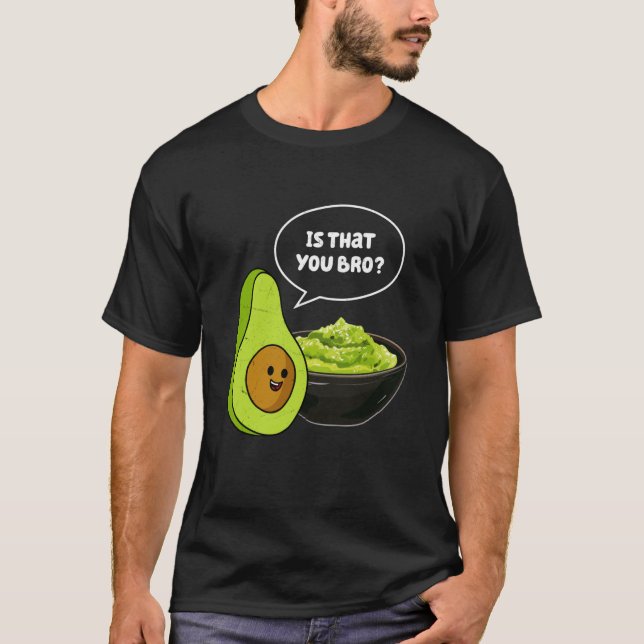 Camiseta Abacate Guacamole Irmão Piada Engraçada Comida Car (Frente)