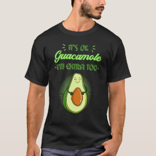 Camiseta Abacate Guacamole Mexicano Vegano Guac Comida Cinc