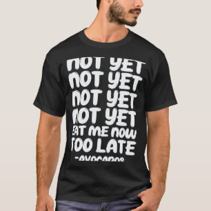 Camiseta Abacate Guacamole Vegano Ainda Não Coma Me Agora A