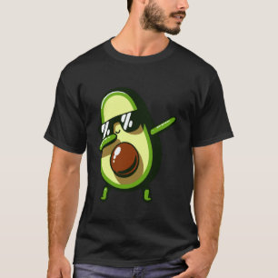 Camiseta Abacate Legal Dabbing Vegano Engraçado Vegetariano