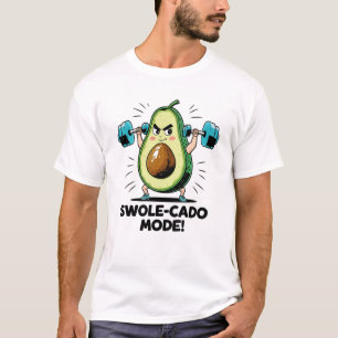 Camiseta Abacate Levantando Pesos