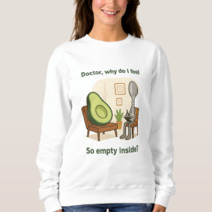 Camiseta Abacate Procura Ajuda de Terapeuta Colher