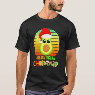 Camiseta Abacate Vegano Natal Papai Noel Abacate Fruta Vega