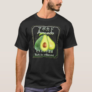 Camiseta Abacate Vegano Saudável Frutas E Legumes
