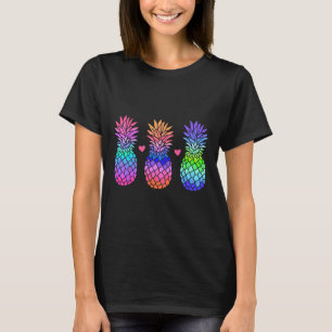 Camiseta Abacaxi Aloha Havaí Frutas Tropicais Verão Férias