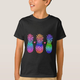 Camiseta Abacaxi Aloha Havaí Frutas Tropicais Verão Férias