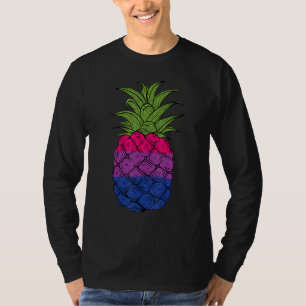 Camiseta Abacaxi Bissexual Orgulho Bi LGBTQ Orgulho do Abac