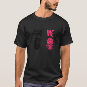 Camiseta Abacaxi de Cabeça para Baixo para Piada do Balança