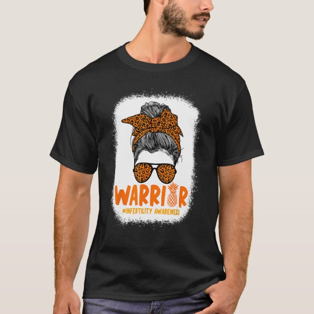 Camiseta Abacaxi de reconhecimento da infertilidade de Leop (Frente)