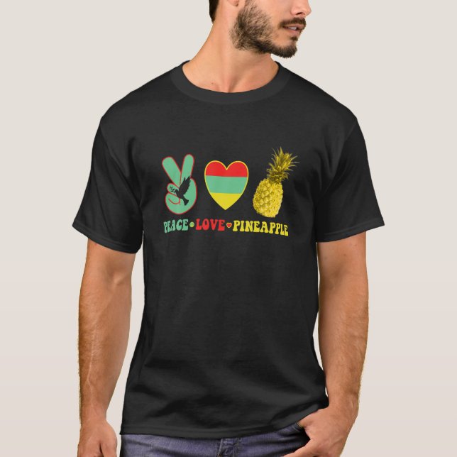 Camiseta Abacaxi do Amor pela Paz (Frente)