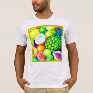 Camiseta Abacaxi e Frutas tropicais. Comprar Agora