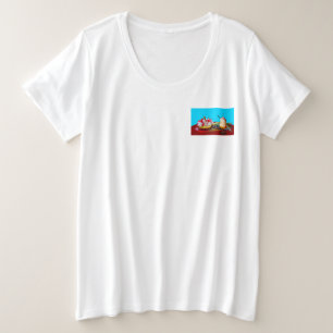 Camiseta Abacaxi e sorvete com suor de fruta