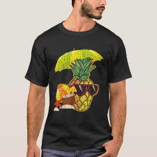 Camiseta Abacaxi Engraçado Engraçado Coco Tropical