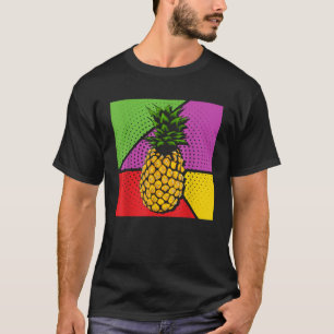 Camiseta Abacaxi Exótico de Abacaxi de Fruta de Verão