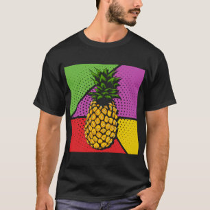 Camiseta Abacaxi Exótico de Abacaxi de Fruta de Verão