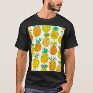 Camiseta Abacaxi Isolado: Padrão Invisível Da Vintagem.