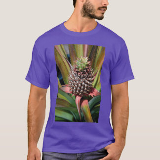 Camiseta Abacaxi jovem crescendo sob o sol tropical