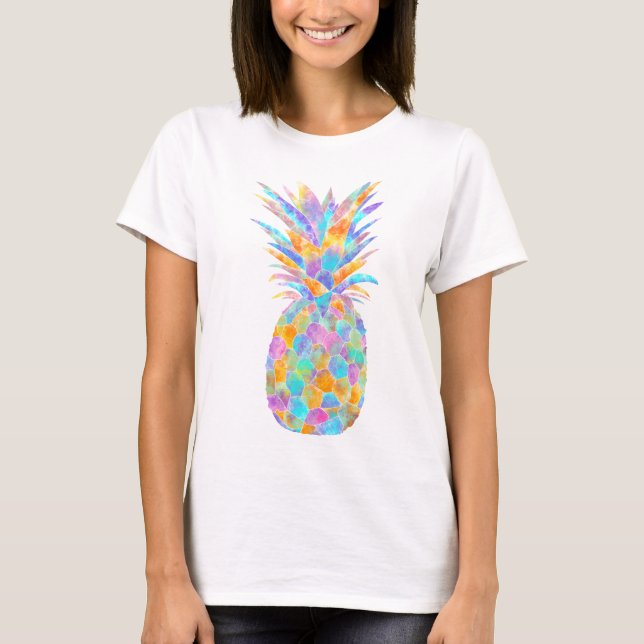 Camiseta Abacaxi multicolour de Boopoobeedoo (Frente)