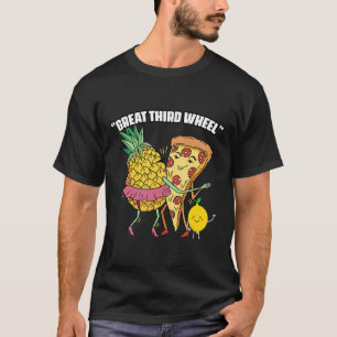 Camiseta Abacaxi Na Pizza Perfeito Com Limão Para O Havaí