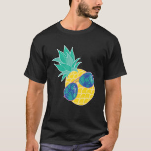 Camiseta Abacaxi Óculos de sol Aloha Beaches Hipster Havaí