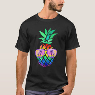 Camiseta Abacaxi Óculos de sol Praia Engraçada Sizzando Ver
