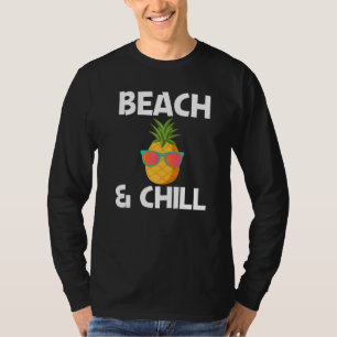 Camiseta Abacaxi Para Masculinas Verão Óculos De Sol Doce F