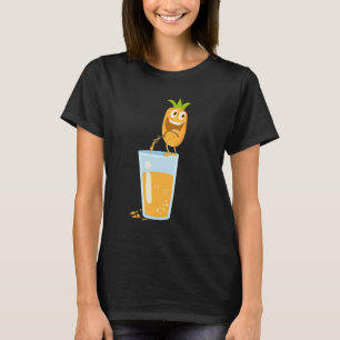 Camiseta Abacaxi Para Mulheres Meninas Homens Honolulu Trop