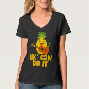 Camiseta Abacaxi Para Mulheres Meninas Homens Honolulu Trop