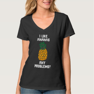 Camiseta Abacaxi Para Mulheres Meninas Homens Tropicais Hon