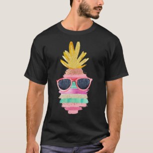 Camiseta Abacaxi Sunglass Aloha Beaches Havaí Havaí
