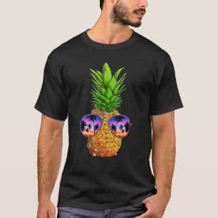 Camiseta Abacaxi Sunglass Aloha Hawaii Bebe Havaiano