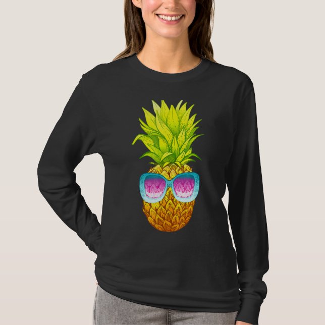 Camiseta Abacaxi Sunglass Beach Summer (Frente)