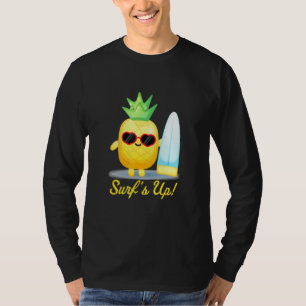 Camiseta Abacaxi - Surfs Up - Praia de Verão