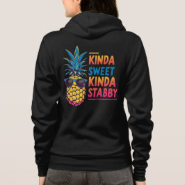 Camiseta Abacaxi Tipo Docinho, Esfaqueado, Zip Hoodie