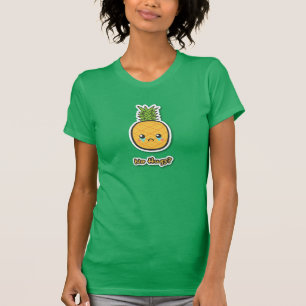 Camiseta Abacaxi Triste que não recebe abraços