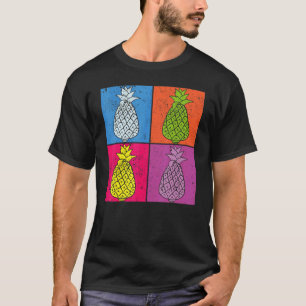 Camiseta Abacaxis pop Verão Fruta Exótica Pineau tropical