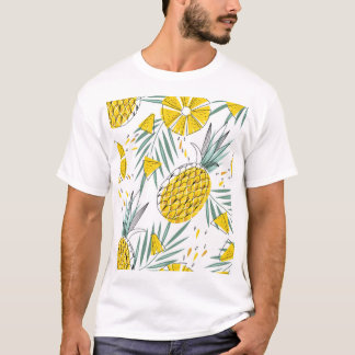 Camiseta Abacaxis suculentos: padrão de safra brilhante.