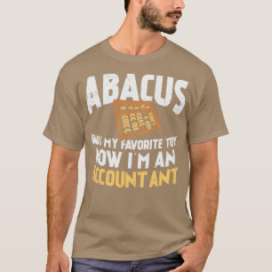 Camiseta Abacus Era Meu Brinquedo Favorito Agora Sou Contad