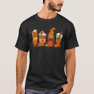 Camiseta Abaixar Café Abóbora Abóbora Abóbora Lateral Taça