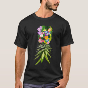 Camiseta Abaixo Abacaxi Floral Swinger Men Mulheres Criança