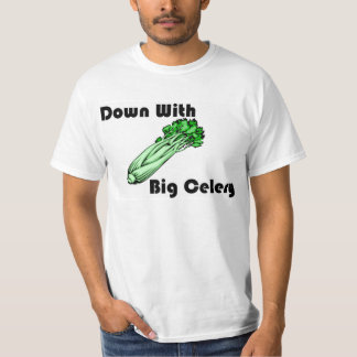 Camiseta Abaixo com o Grande Aipo
