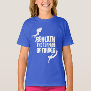 Camiseta Abaixo Da Superfície Cotação Divisória Scuba