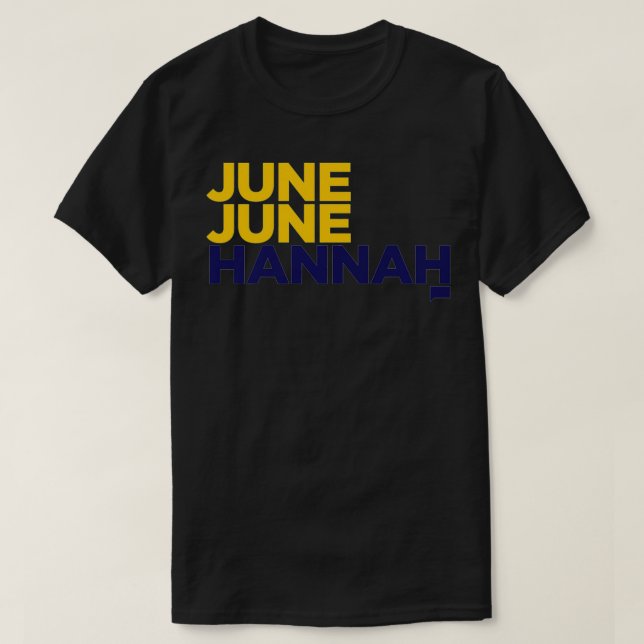 Camiseta Abaixo do Deck June Hannah Premium (Frente do Design)