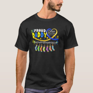 Camiseta Abaixo Síndrome Sensibilização Filha do Pai Orgulh