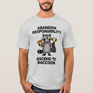 Camiseta Abandonar Responsabilidade Ascender Ao Meme de Gua