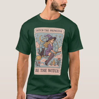 CAMISETA ABANDONE A PRINCESA – SEJA A BRUXA