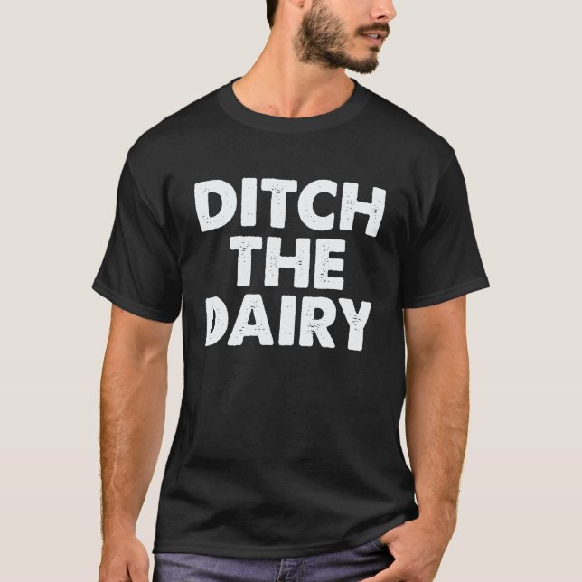 Camiseta Abandone o Vegan Lácteo (Frente)